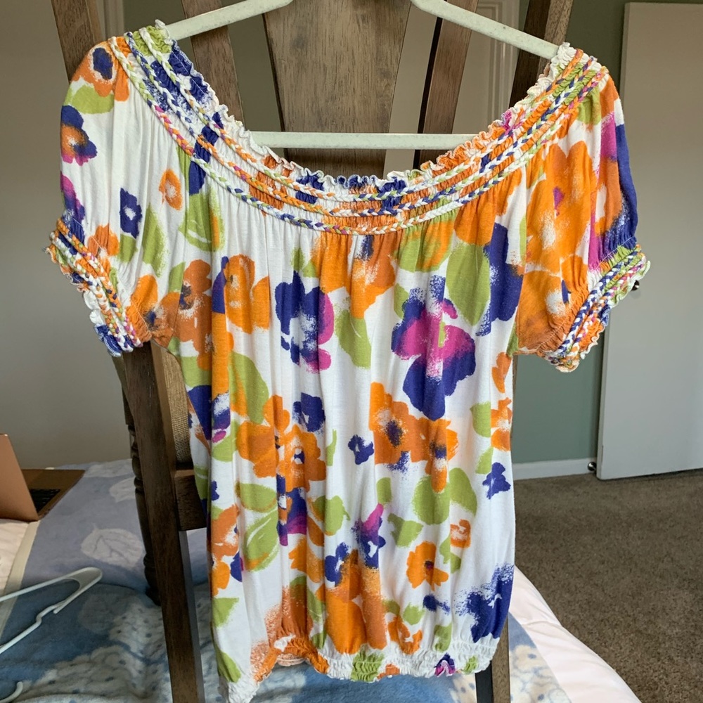 Women’s Macy’s floral crop top